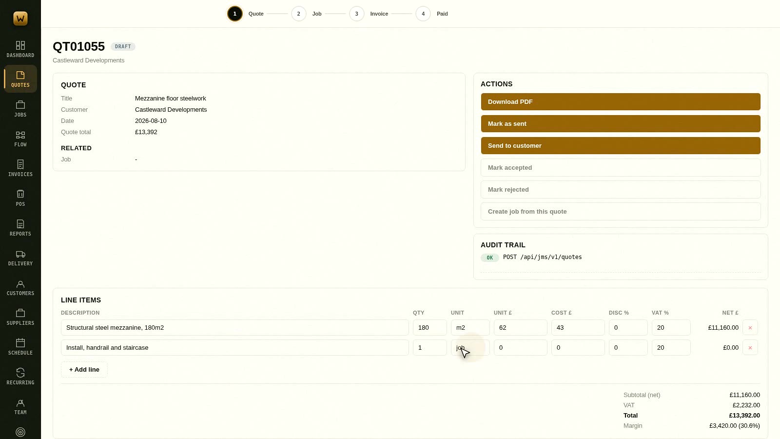 Quotes walkthrough